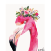 Kép 4/7 - Flamingo Fej - számfestő készlet