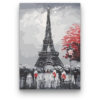 Kép 2/7 - Eiffel Torony Skarlát Színekkel - számfestő készlet