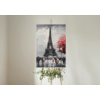 Kép 5/7 - Eiffel Torony Skarlát Színekkel - számfestő készlet