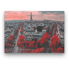 Kép 2/7 - Párizs Vörösben - számfestő készlet