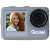 Kép 2/7 - Rollei 9S Plus Akciókamera, 4K/30/60fps 16M 170° Wifi Képstabi Vízálló tok Érintő képernyő 2 kijelző