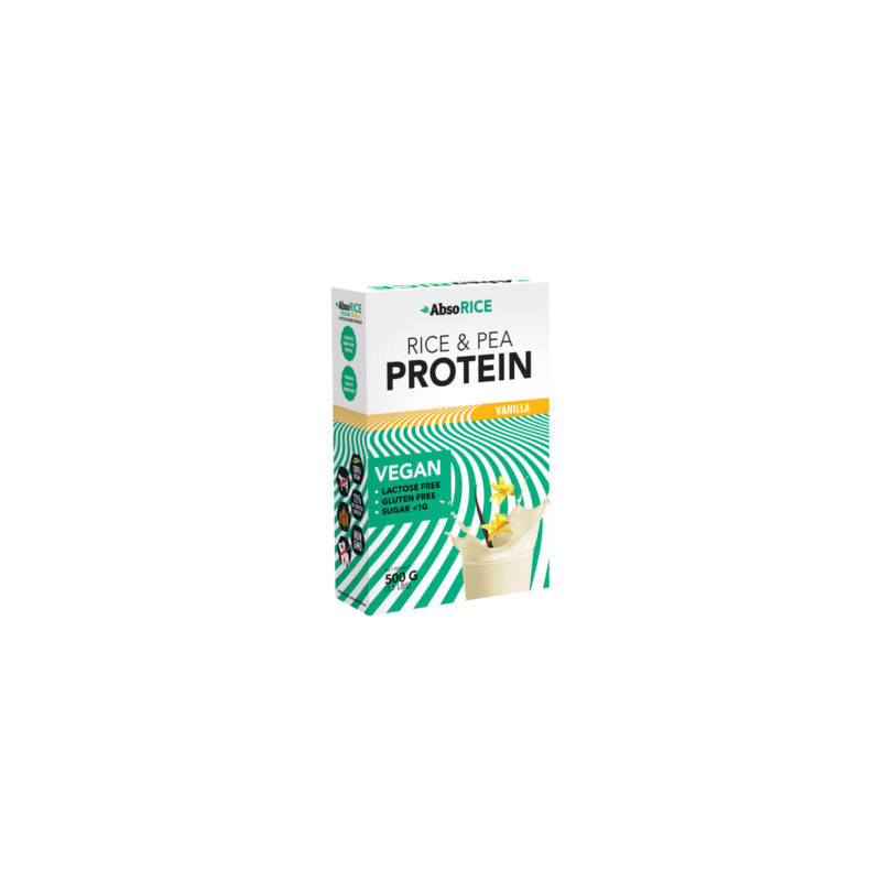 AbsoRICE protein 500g - Vanília vegán fehérjepor