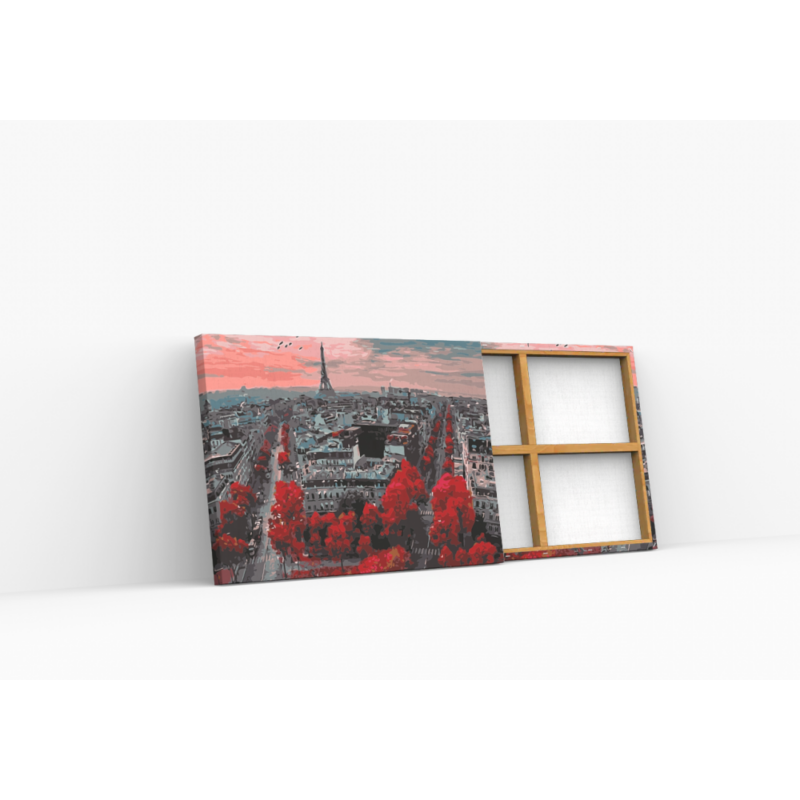 Párizs Vörösben - számfestő készlet
