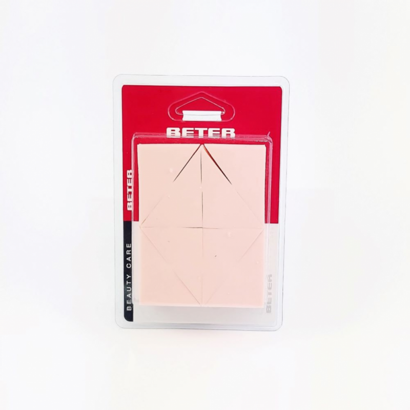 BETER - Latex smink szivacs, darabolt 9,8 cm x 7 cm