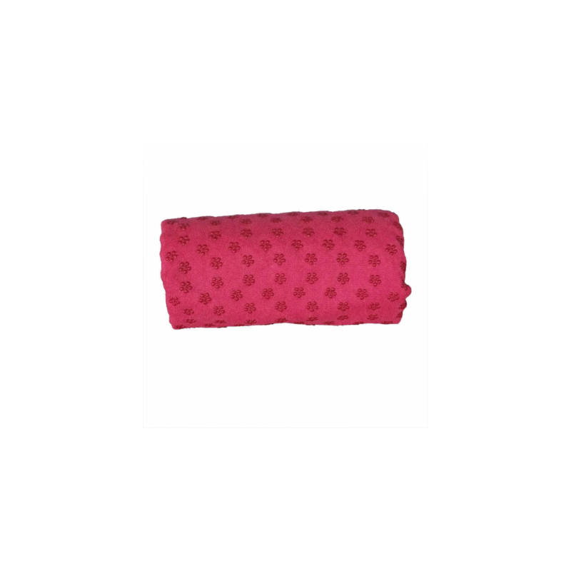 Csúszásgátlós jógatörölköző ajándék táskával - rózsaszín