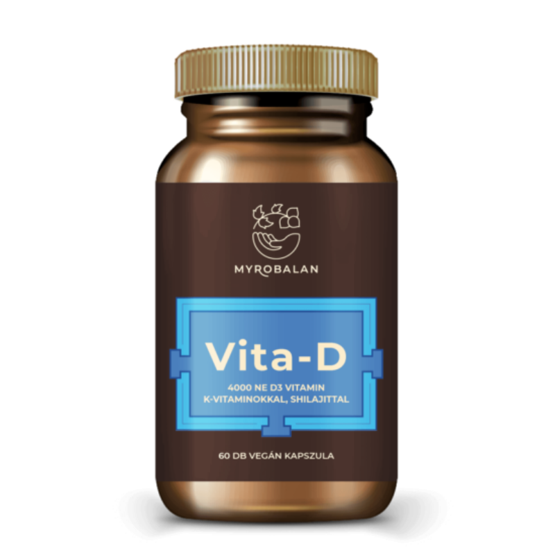 Vita-D 4000 NE D3 vitamin K1+K2 vitaminokkal és shilajittal