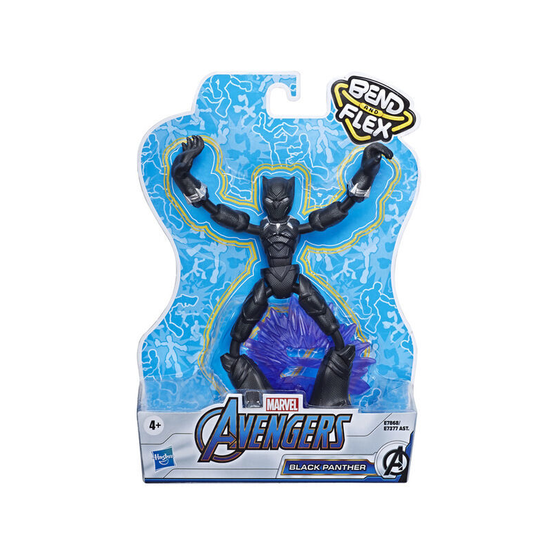 Marvel Avengers Bend & Flex Black Panther figura 15 cm
