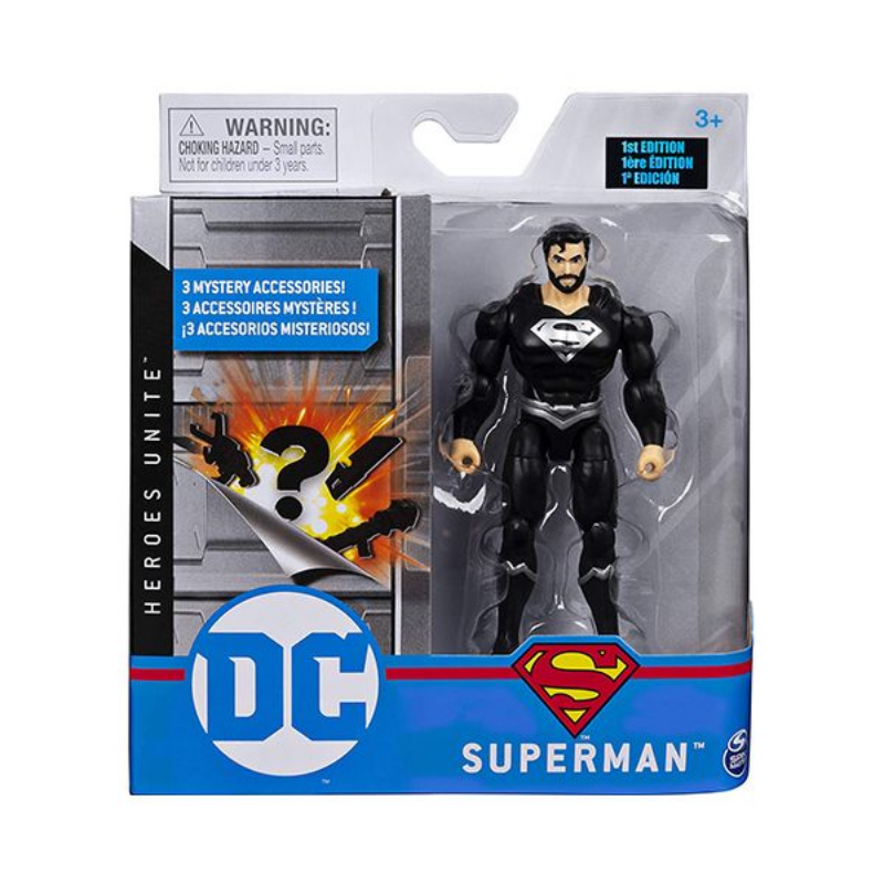 DC 4 Comics Figura - Superman Black