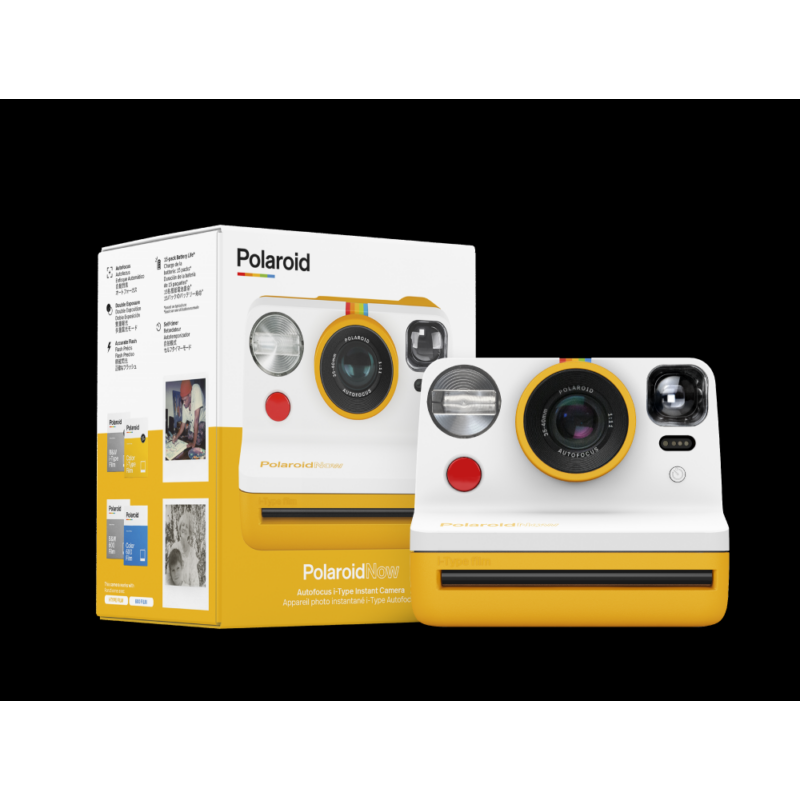Polaroid Now analóg instant fényképezőgép, sárga