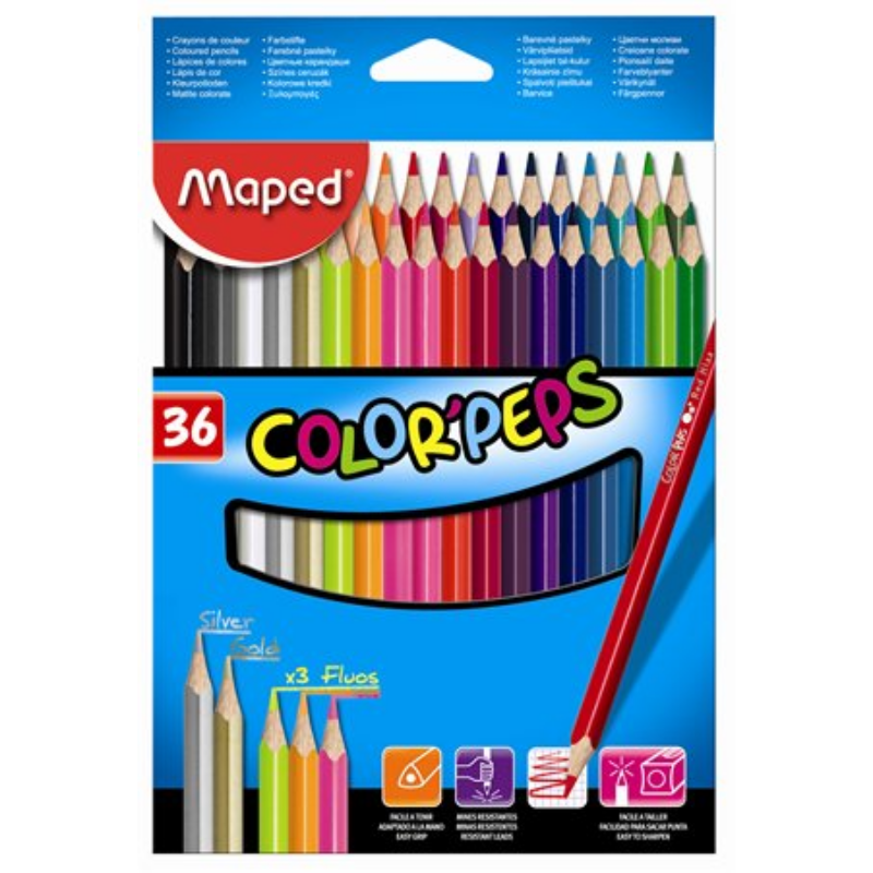 Maped Color`Peps Színes Ceruza Készlet 36 Darabos