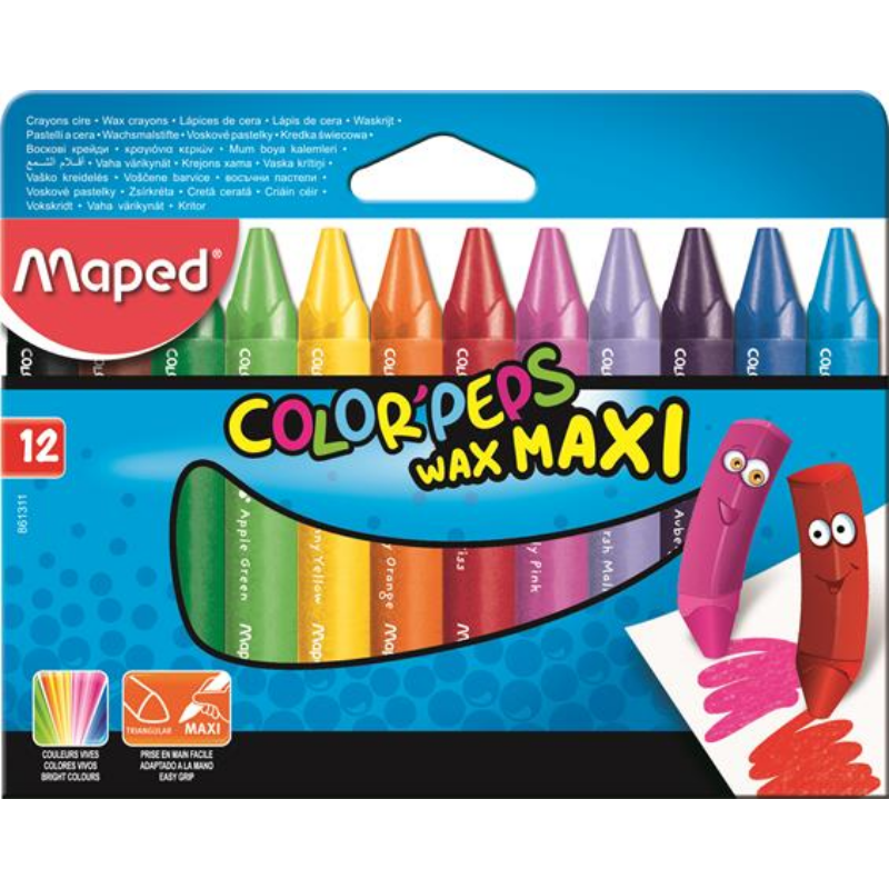 Maped Colorpeps Maxi Wax Zsírkréta 12 darab/doboz
