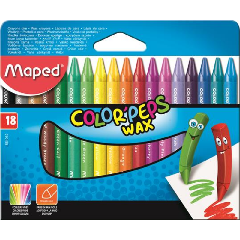 Maped Colorpeps Wax Zsírkréta 18 darab/doboz