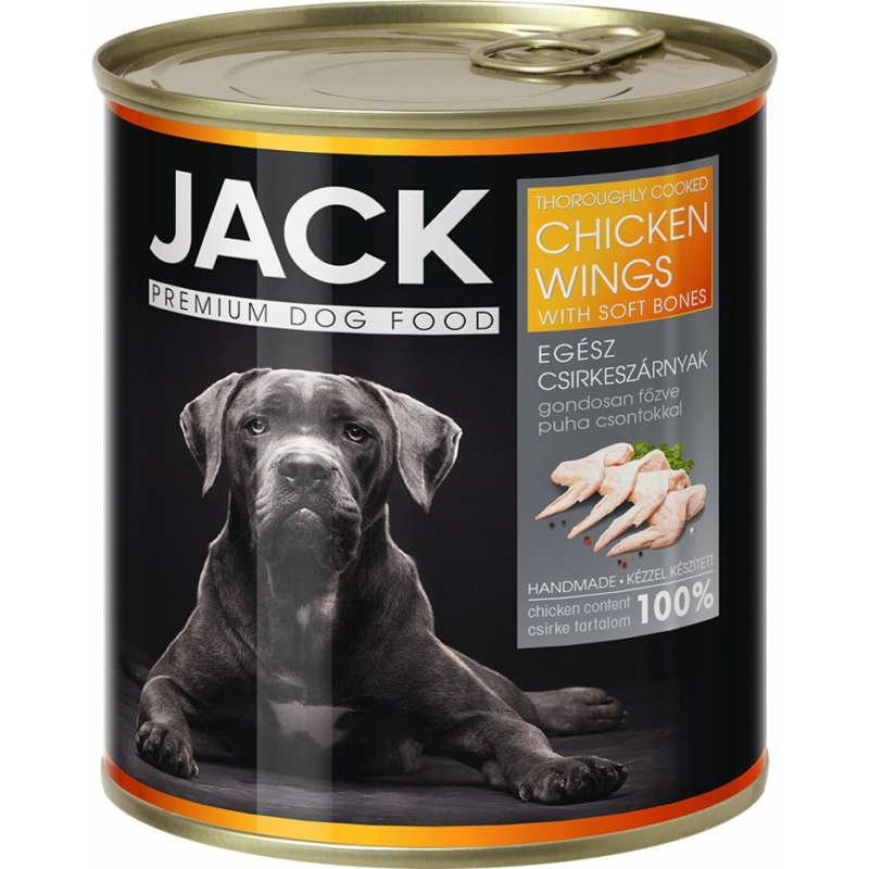 Jack kutya konzerv csirkeszárnyak 800g