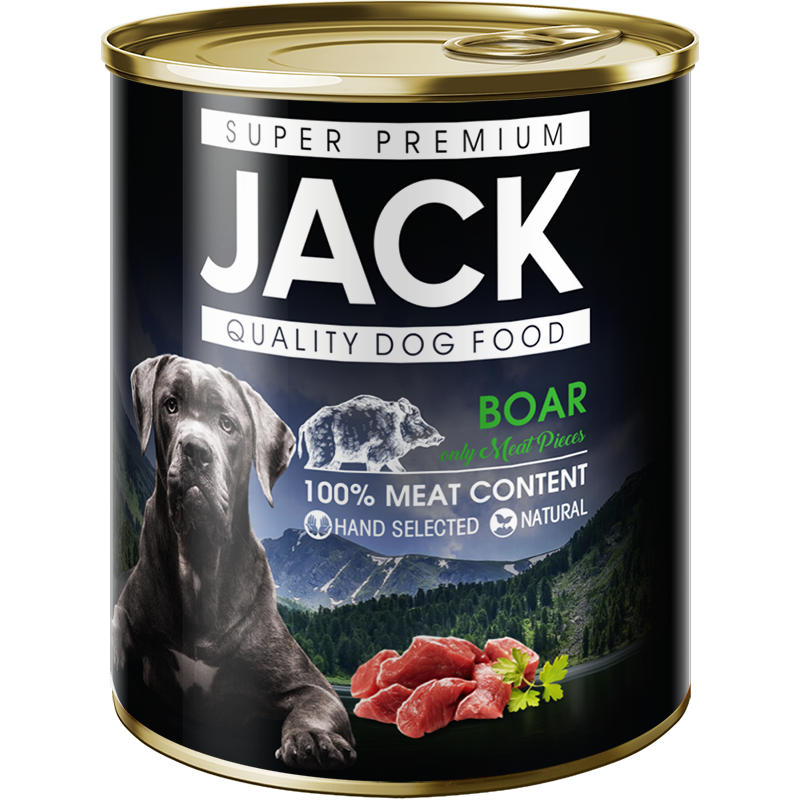 Jack konzerv vadhús 800g kutya