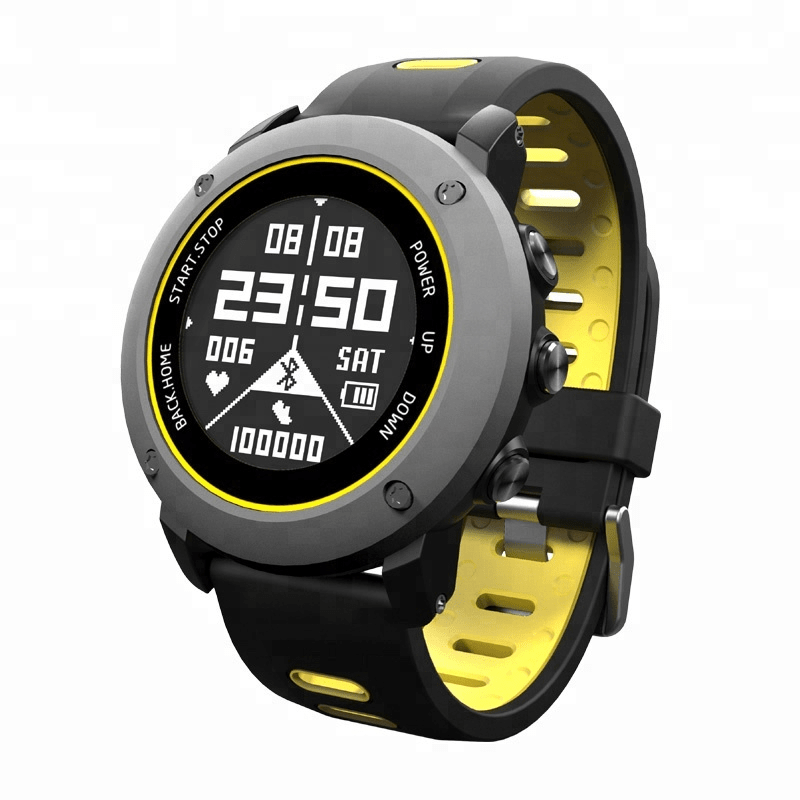 Medex Explorer sárga sport okosóra, GPS, pulzusmérő, iránytű