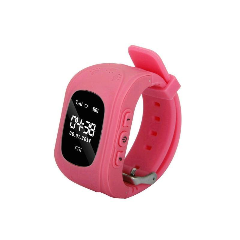 KidSafe Mini pink gyerek okosóra, GPS és SOS gomb